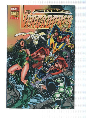 Marvel Gold: LOS VENGADORES, Numero 01: Tormenta Galactica (Panini 2008)