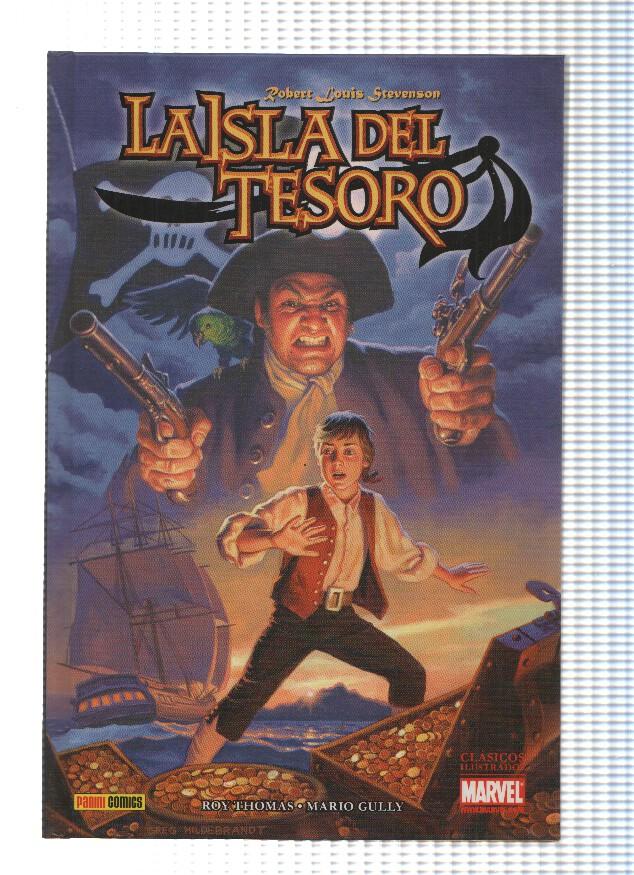 Clasicos Ilustrados Marvel: LA ISLA DEL TESORO - Robert Louis Stevenson (Panini 2011)