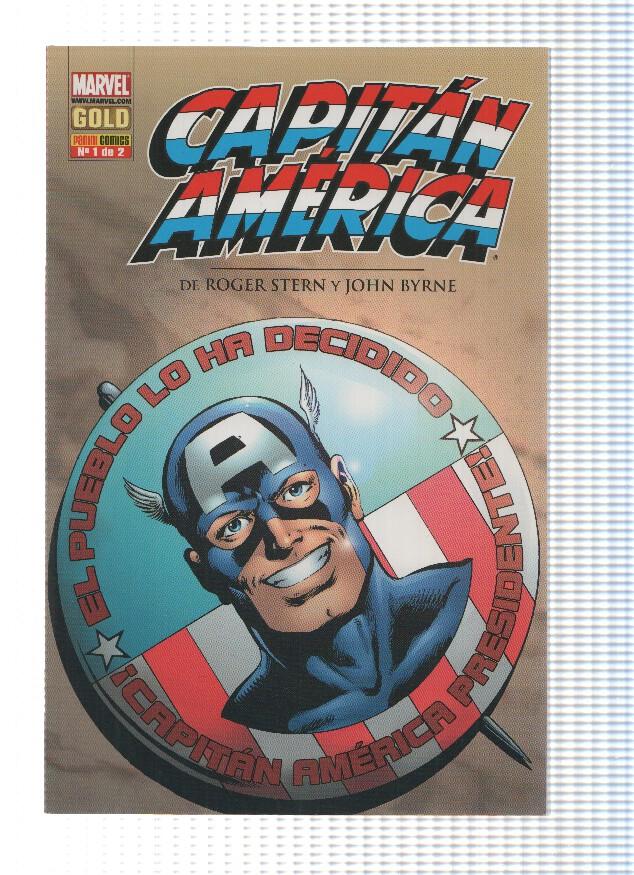 Marvel Gold: CAPITAN AMERICA de Roger Stern: Numero 01 de 02 (Panini 2008)