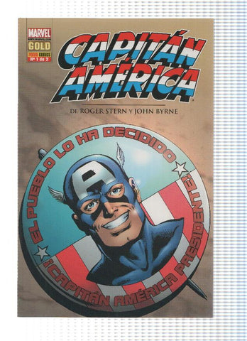 Marvel Gold: CAPITAN AMERICA de Roger Stern: Numero 01 de 02 (Panini 2008)