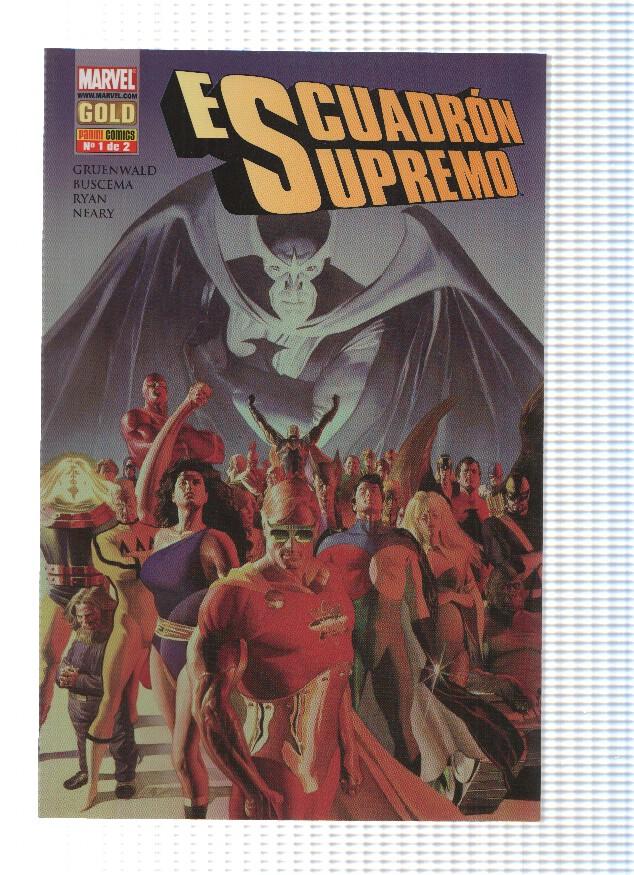 Marvel Gold: ESCUADRON SUPREMO, Numero 01: El Principio de la Utopia (Panini 2009)