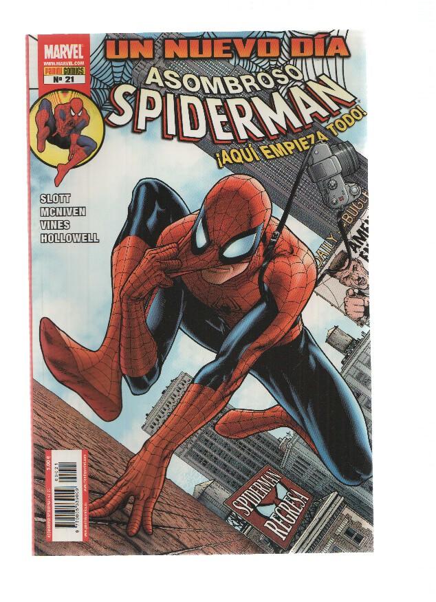 SPIDERMAN, Volumen 2, Numero 21: Un Nuevo Dia (Panini 2008)