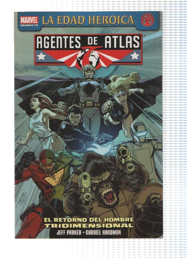 AGENTES DE ATLAS, Numero 05: El Retorno del Hombre Tridimensional (Panini 2010)
