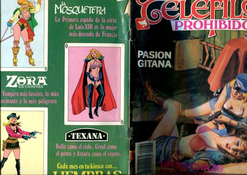 Telefilm prohibido numero 89: pasion gitana y Un flechazo para Star Winder