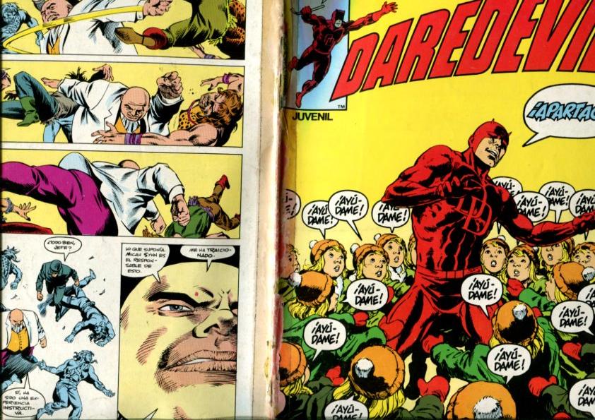 Daredevil (Dan Defensor) numero 34 (procede de retapado, cello en lado lomo)