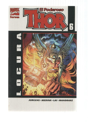 THOR, Volumen 5, Numero 06: LOCURA - Dan Jurgens (Panini 2004)