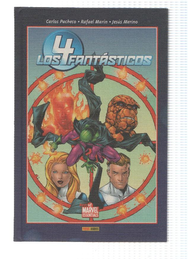 Best of Marvel Essentials: LOS 4 FANTASTICOS, Numero 01- Carlos Pacheco / Tapa Dura (Panini 2007) 