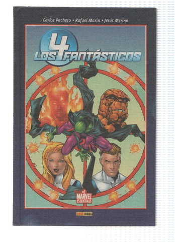 Best of Marvel Essentials: LOS 4 FANTASTICOS, Numero 01- Carlos Pacheco / Tapa Dura (Panini 2007) 