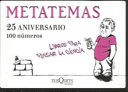 POSTAL A0141 PUBLICITARIA: 25 aniversario coleccion Metatemas