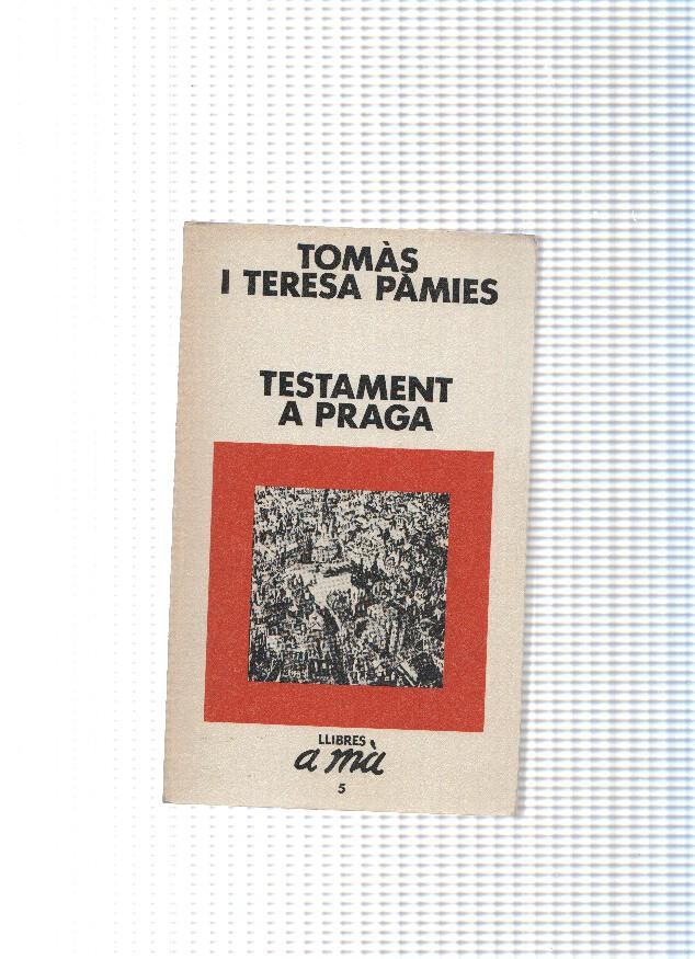 Llibres a ma numero 05: Testament a Praga