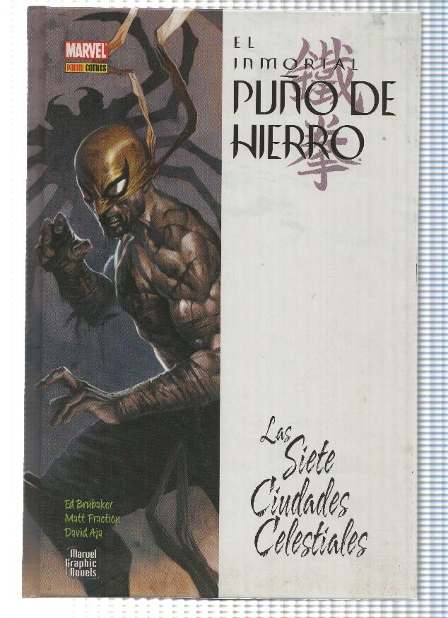 Marvel Graphic Novels: EL INMORTAL PUÑO DE HIERRO: Libro 02 - Ed Brubaker (Panini 2008)