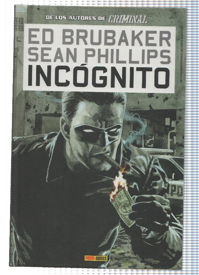 INCOGNITO: LIBRO 01 - Ed Brubaker, Sean Phillips (Panini 2009)