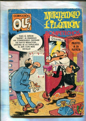 Coleccion Ole numero 191: Mortadelo y Filemon y Rompetechos: Pilotos a la fuerza (primera edicion 10.3.1980)