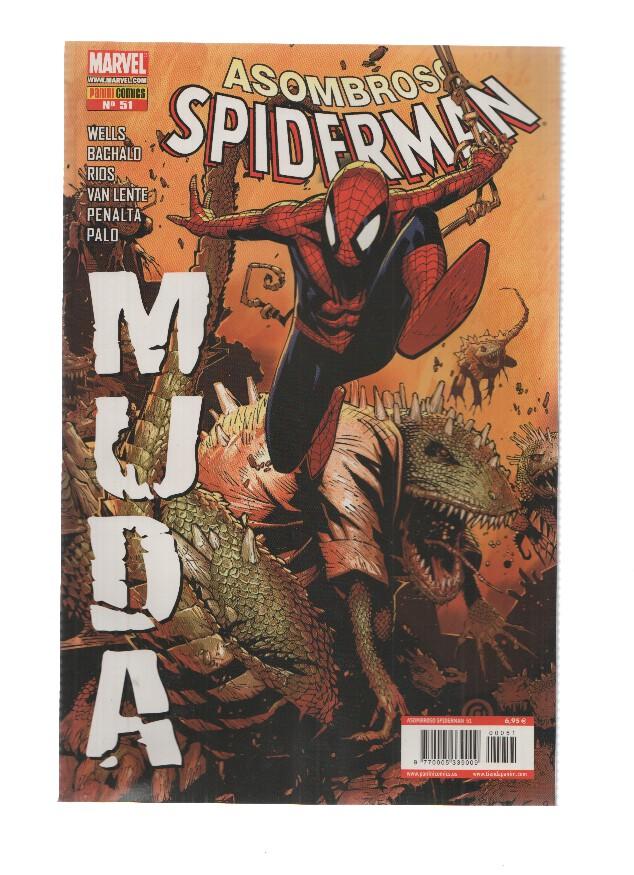 SPIDERMAN, Año 5, Numero 51: Muda - Zeb Wells (Panini 2011)