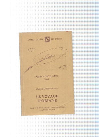 Votre Cahier De Poche: Le voyage d Oriane