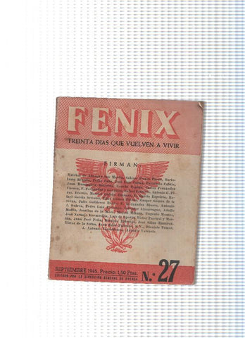 Fenix numero 27: La verdad de España- Interpretacion española del triunfo laborista-España y su