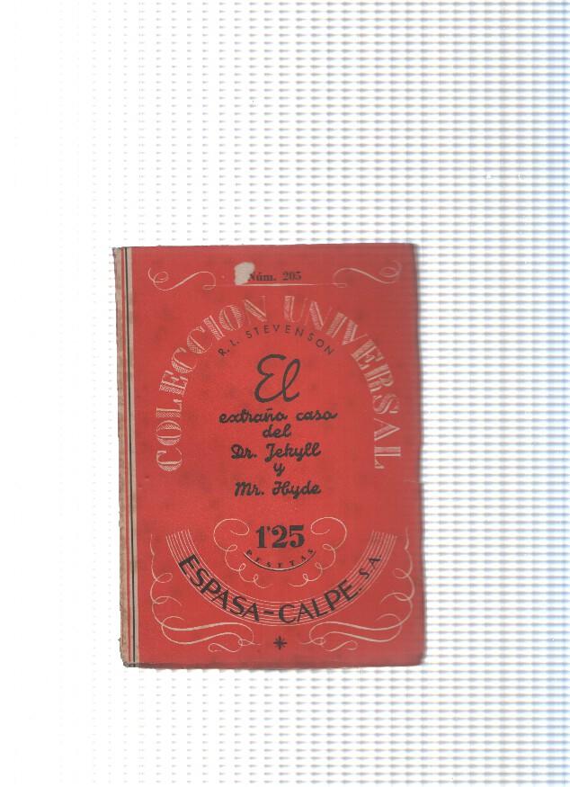 Coleccion Universal numero 205: El extraño caso del Dr. Jekyll y Mr. Hide