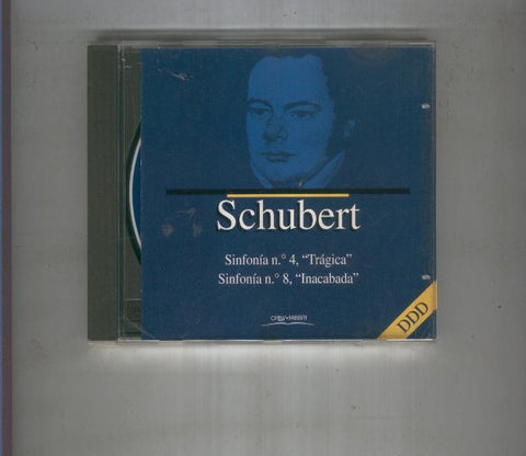 CD: SCHUBERT: Sinfonias 4 y 8- coleccion Orbys Fabbry