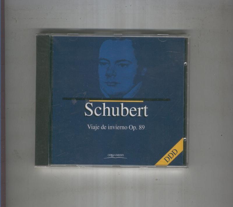 CD: SCHUBERT: Viaje de invierno- coleccion Orbys Fabbry