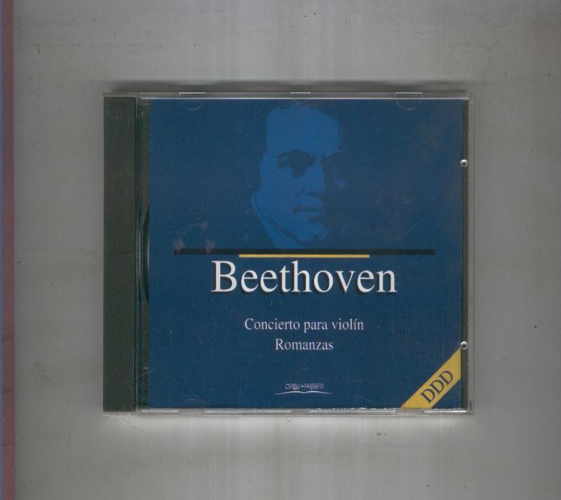 CD: BEETHOVEN: concierto para violin y romanzas- coleccion Orbys Fabbry