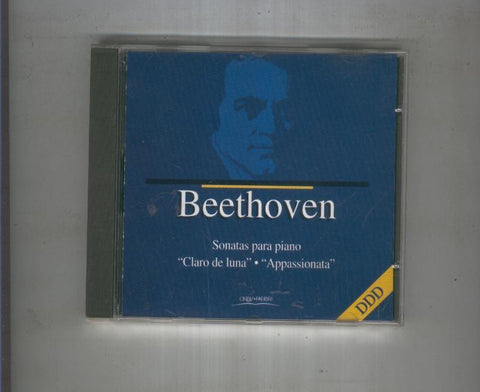 CD: BEETHOVEN : Sonata para piano: Claro de Luna y appasionata, coleccion Orbys Fabbry