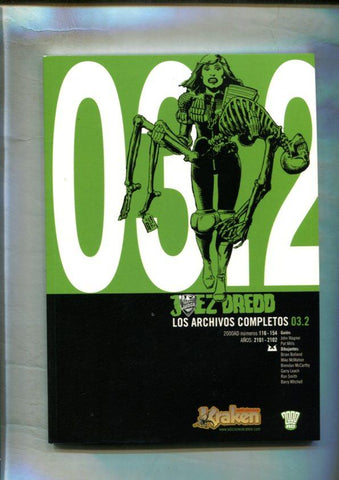 El Juez Dredd los archivos completos volumen 03.2