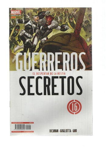 GUERREROS SECRETOS, Año 3, Numero 16: El Despertar de la Bestia  (Panini 2011)
