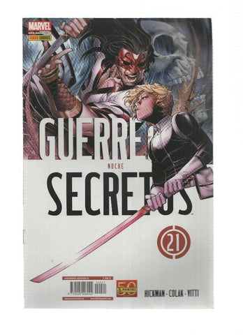 GUERREROS SECRETOS, Año 3, Numero 21: Noche  (Panini 2011)
