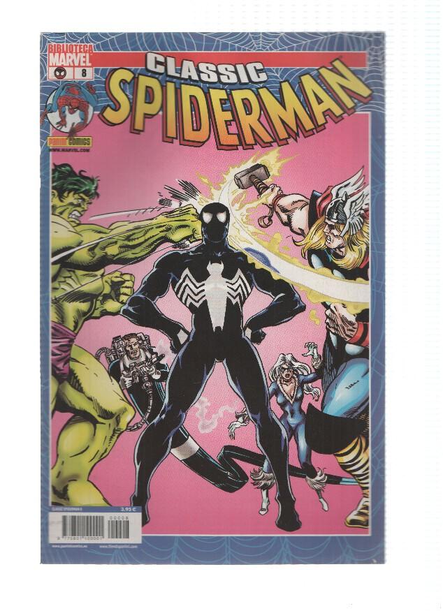CLASSIC SPIDERMAN, Año 2, Numero 08: ¿Y si el disfraz alienigena hubiese poseido a Spiderman? (Panini 2007)