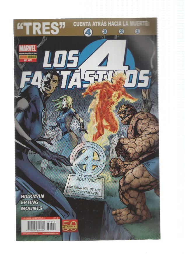 LOS 4 FANTASTICOS, Año 4, Numero 42: TRES 1 (Panini 2011)