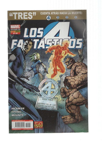 LOS 4 FANTASTICOS, Año 4, Numero 42: TRES 1 (Panini 2011)