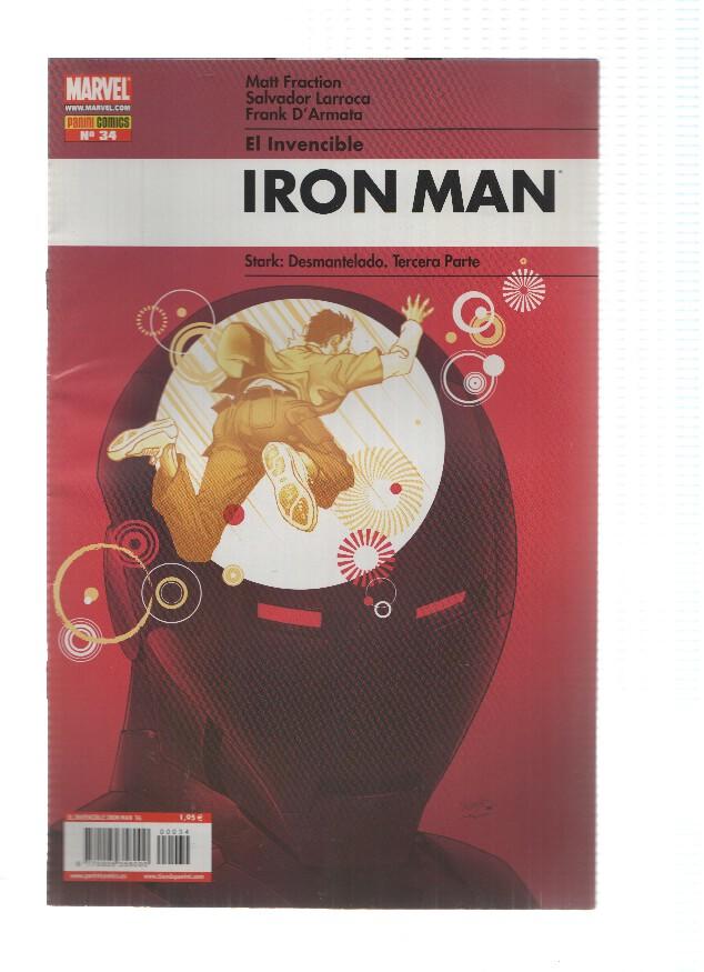 EL INVENCIBLE IRON MAN, Volumen 1, Numero 34: Stark: Desmantelado 3 (Panini 2010)