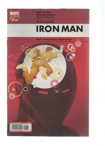 EL INVENCIBLE IRON MAN, Volumen 1, Numero 34: Stark: Desmantelado 3 (Panini 2010)