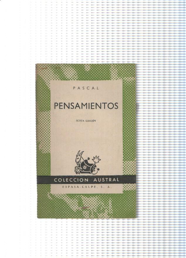 coleccion Austral numero 96: Pensamientos