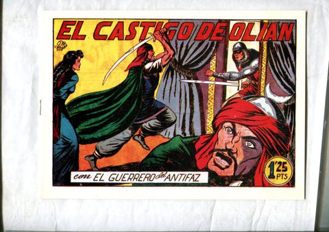 Facsimil: El Guerrero del Antifaz numero 120: El castigo de Olian