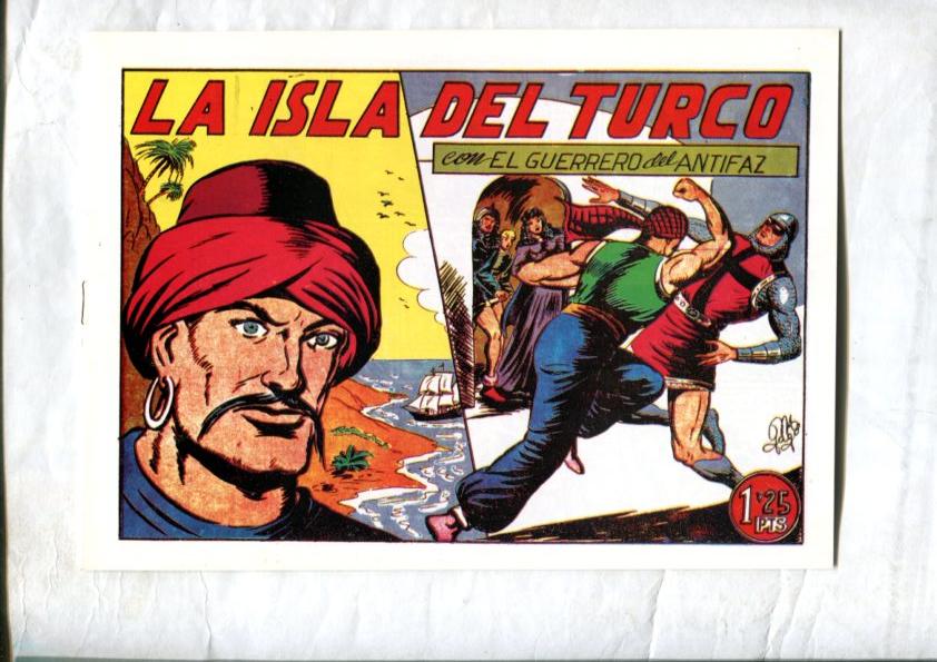 Facsimil: El Guerrero del Antifaz numero 122: La isla del turco