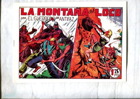 Facsimil: El Guerrero del Antifaz numero 123: La montaña del loco