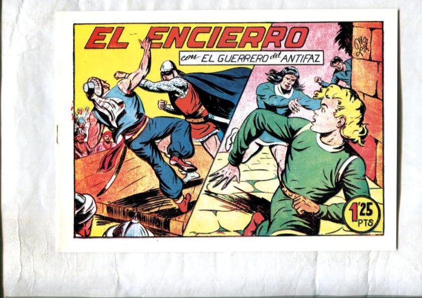 Facsimil: El Guerrero del Antifaz numero 140: El encierro