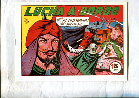 Facsimil: El Guerrero del Antifaz numero 143: Lucha a bordo