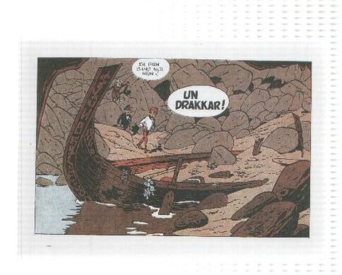Postal MAURICE TILLEIUX, Numero 10: La Grotte au Demon Vert de 1958 (Editions de l'Elan)