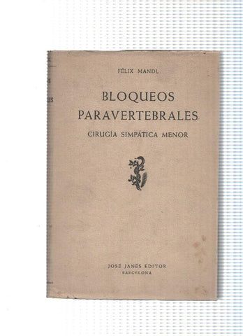 Bloqueos paravertebrales