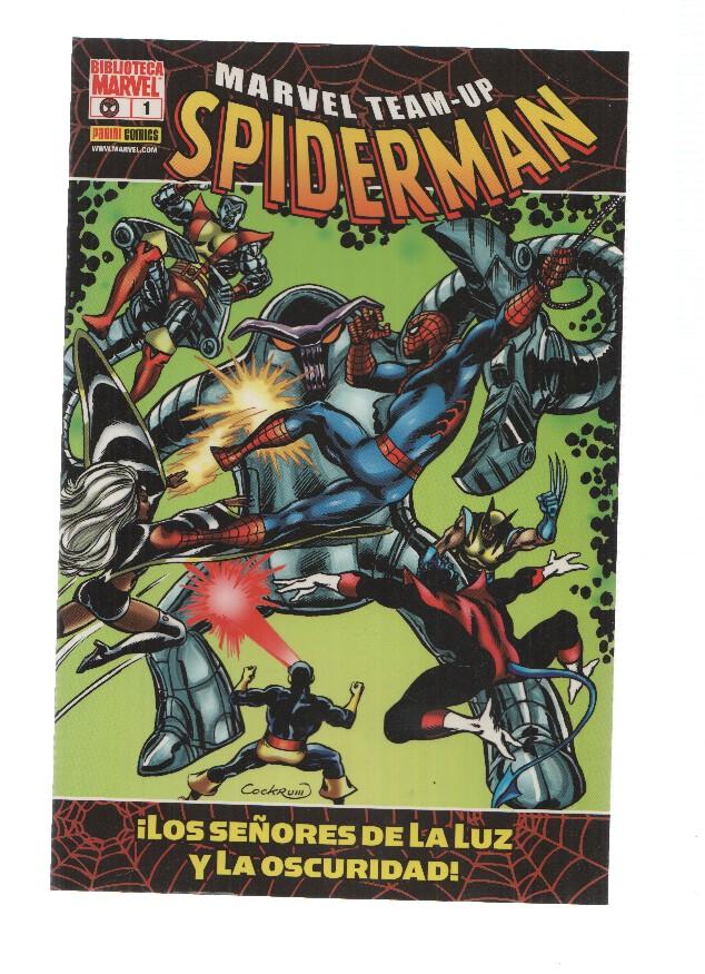 MARVEL TEAM-UP SPIDERMAN, Volumen 2, Numero 01: Los Señores de la Luz y la Oscuridad (Panini 2007)