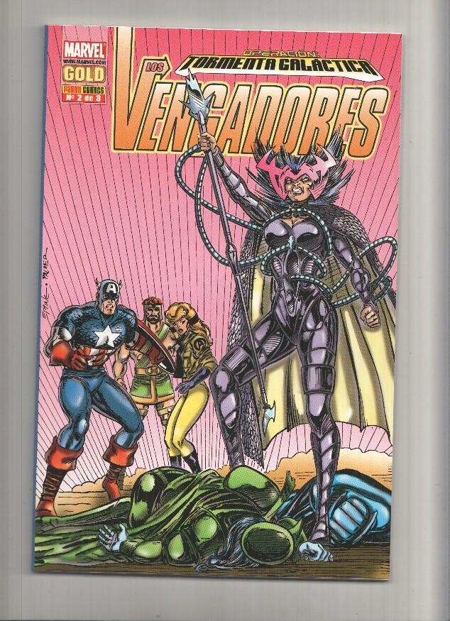Marvel Gold: LOS VENGADORES, Numero 02: Operacion Tormenta Galactica - Tom DeFalco (Panini 2008)