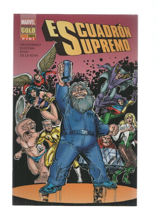 Marvel Gold: EL ESCUADRON SUPREMO, Numero 02: Amor y Muerte - Mark Gruenwald (Panini 2009)