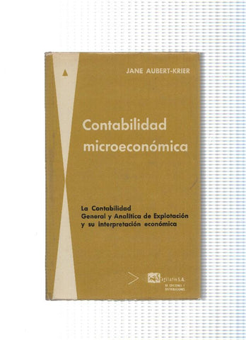 Contabilidad microeconomica