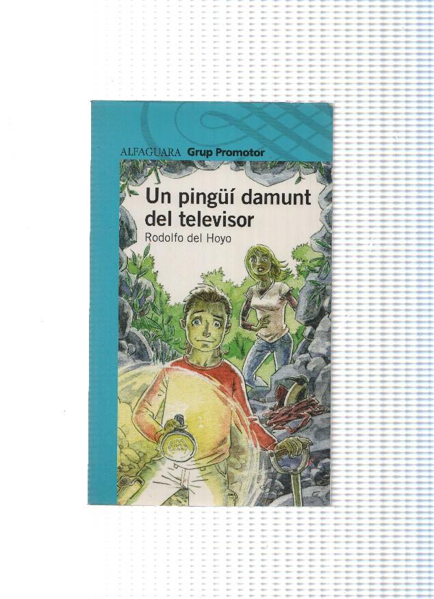 Un pingui damunt del televisor