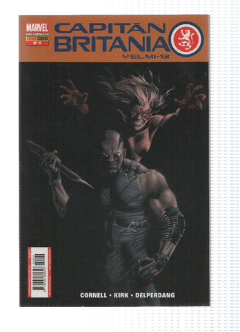 CAPITAN BRITANIA Y EL MI-13, Numero 02: El Infierno llega a Birmingham - Paul Cornell (Panini 2009)