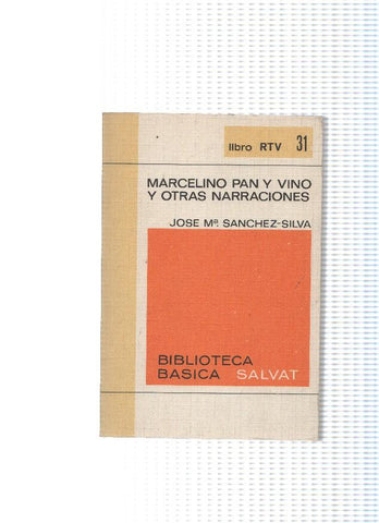 Libro RTV numero 31: Marcelino pan y vino y otras narraciones