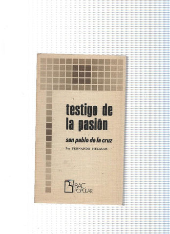 Testigo de la pasion
