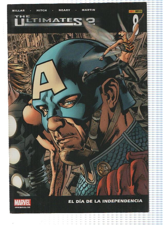 THE ULTIMATES, Volumen 2, Numero 08: El Dia de la Independencia - Mark Millar (Panini 2007)